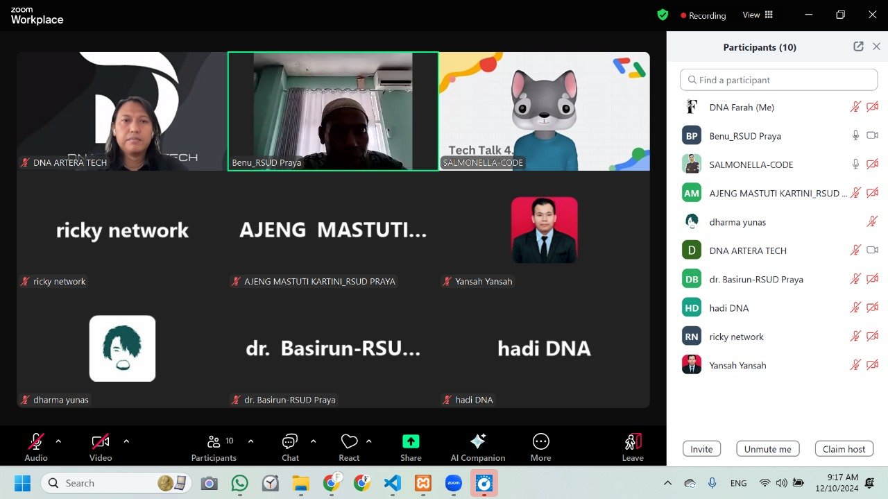 Pembangunan Digitalisasi Remunerasi Rsud Praya Lombok Tengah