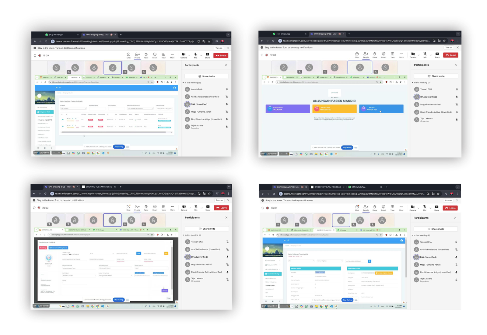 Kegiatan UAT Sistem Bridging HIS-BPJS Columbia Asia Hospital BSD