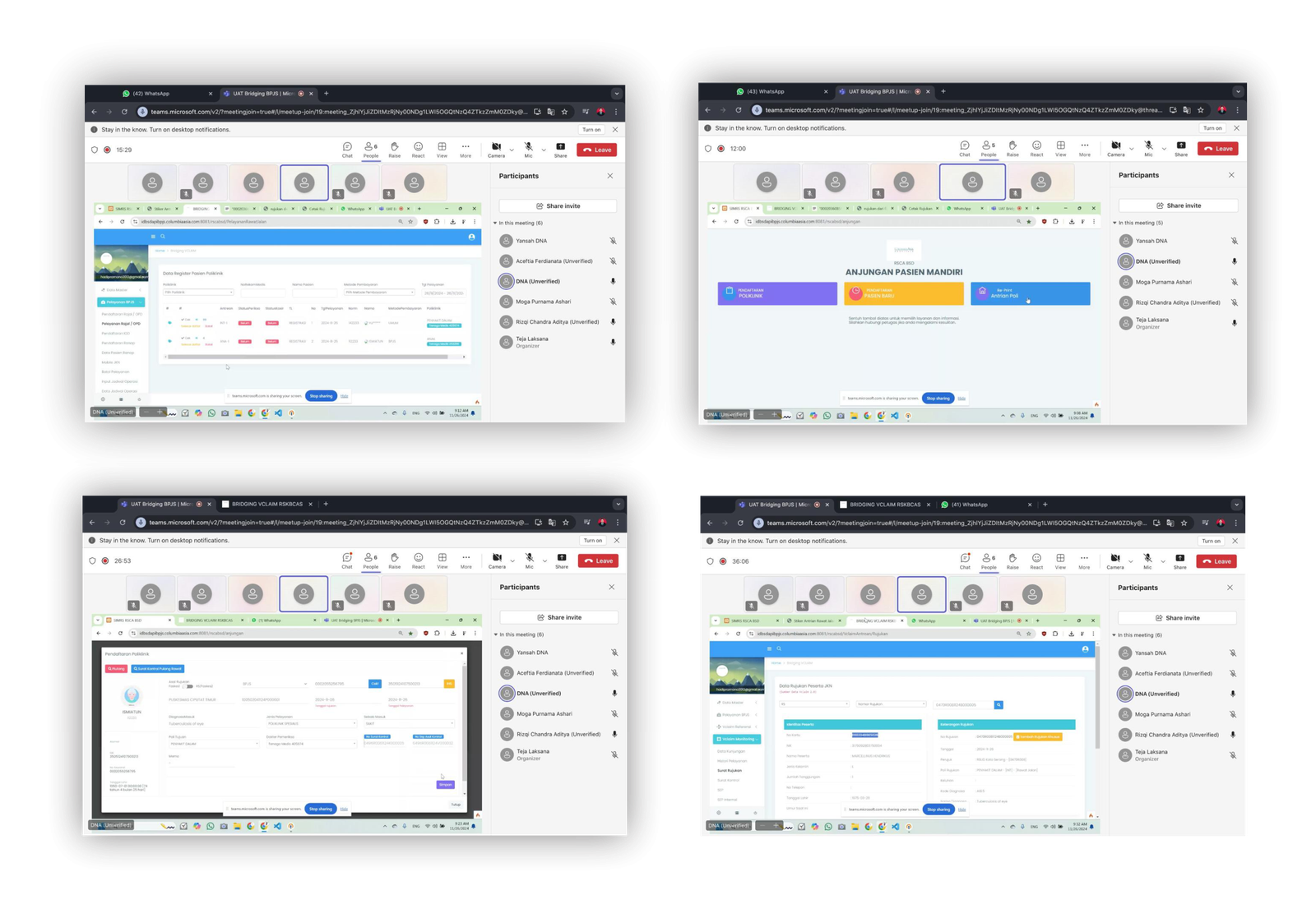 >Kegiatan UAT Sistem Bridging HIS-BPJS Columbia Asia Hospital BSD