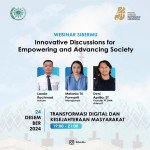 >Penyampaian Materi Pemanfaatan Teknologi Informasi Dalam Peningkatan Akses Layanan Kesehatan pada webbinar sibermu Universitas Siber Muhammadiyay