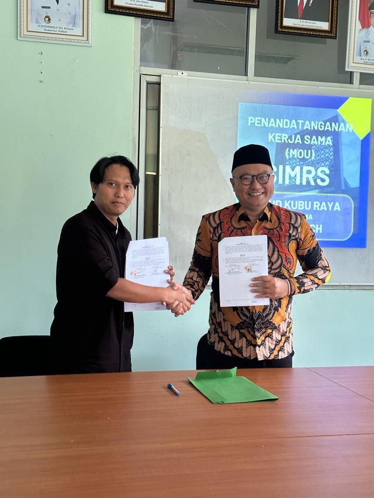 >Pengesahan Kerjasama Implemntasi SIMRS RSUD Kuburaya